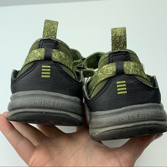 lands end walking shoes size 6.5 D green suede - Picture 8 of 12